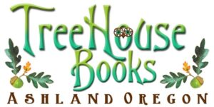 Treehouse Books Ashland Oregon text on graphic